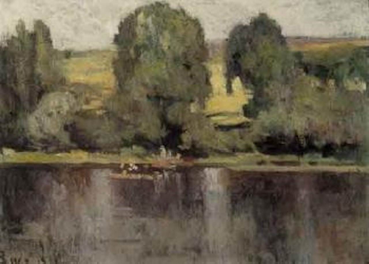 La Seine a Rolleboise by Maximilien Luce