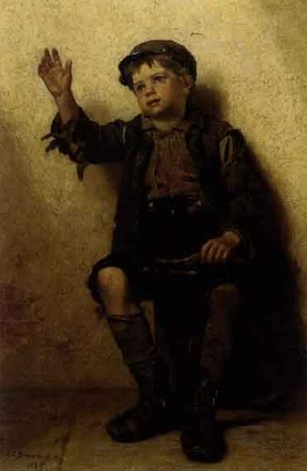 Shoeshine boy by John George Brown