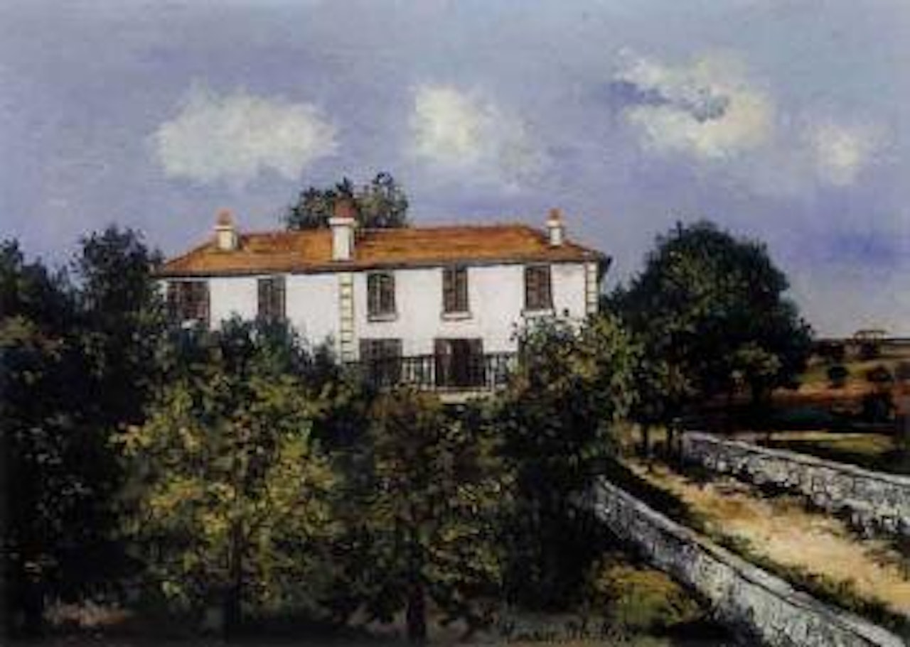 Maison blanche a la campagne by Maurice Utrillo