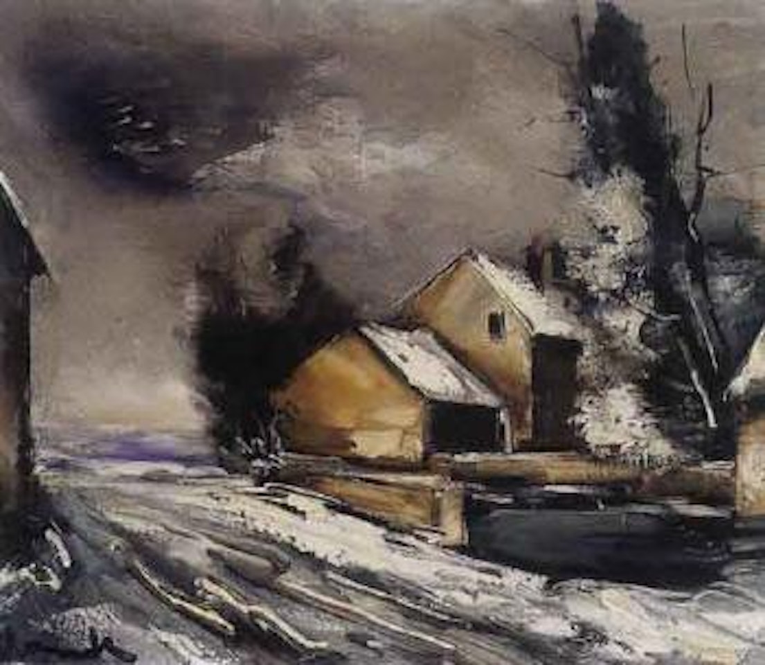 Paysage d'hiver by Maurice de Vlaminck