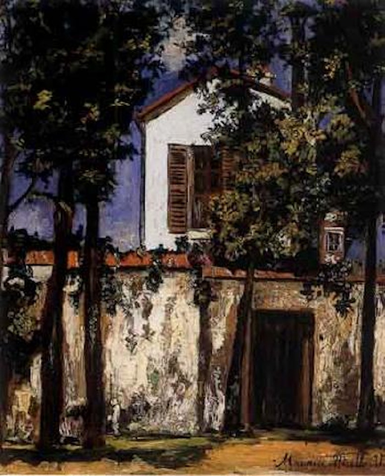 La maison du jardinier a pierrefitte by Maurice Utrillo