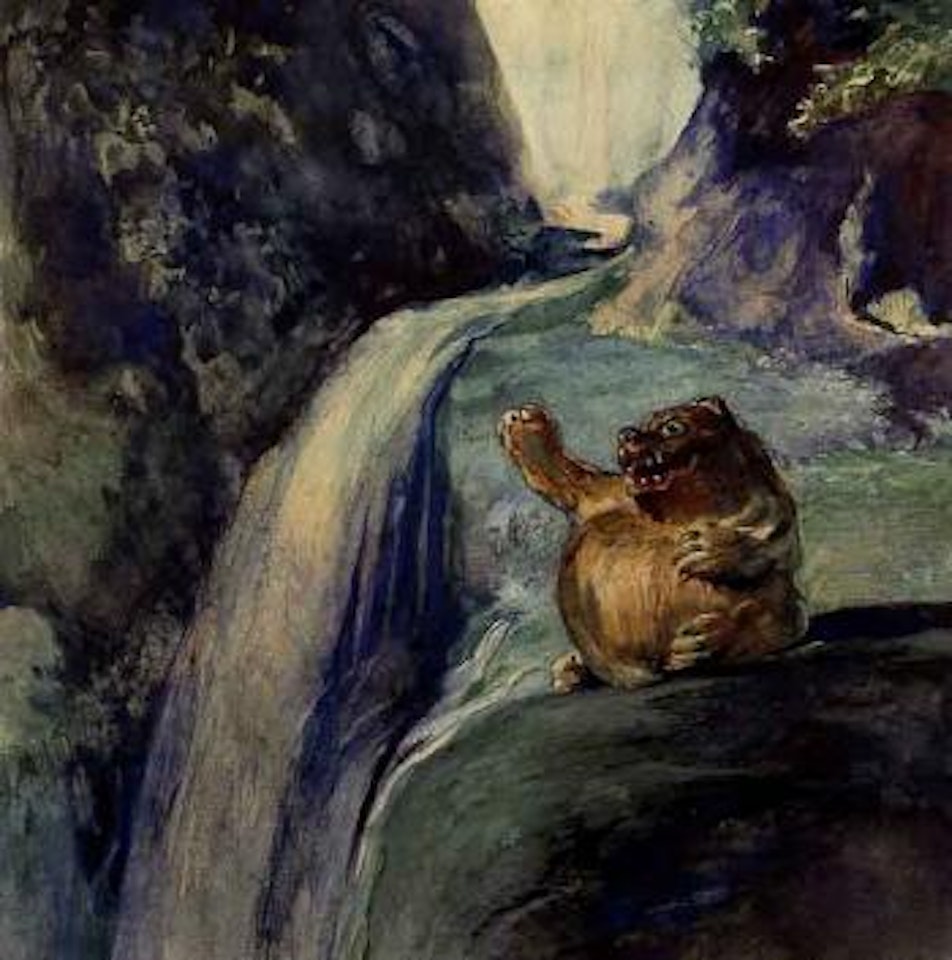 The uncanny badger by John La Farge