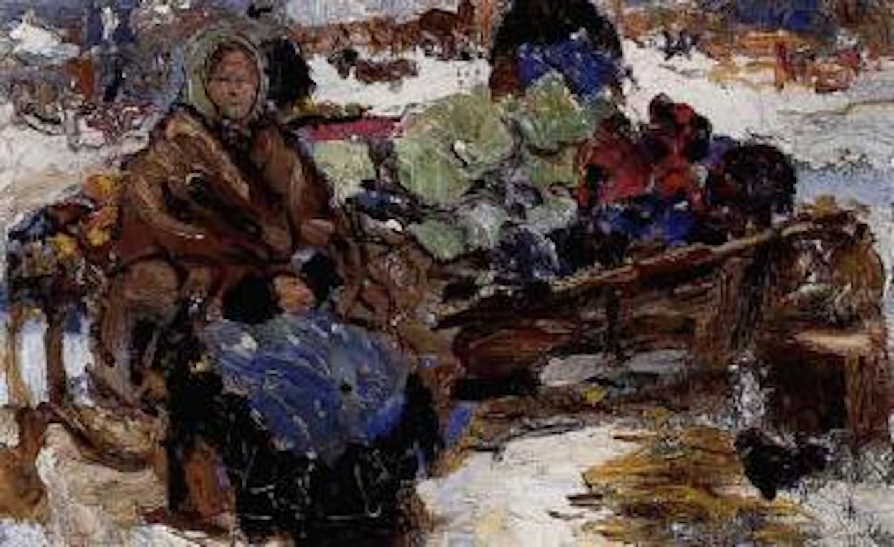 The cabbage seller by Nicolai Fechin