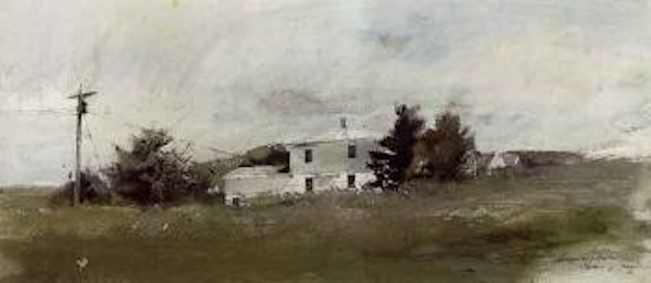 The freeman house, Cushing, Maine by Andrew Wyeth