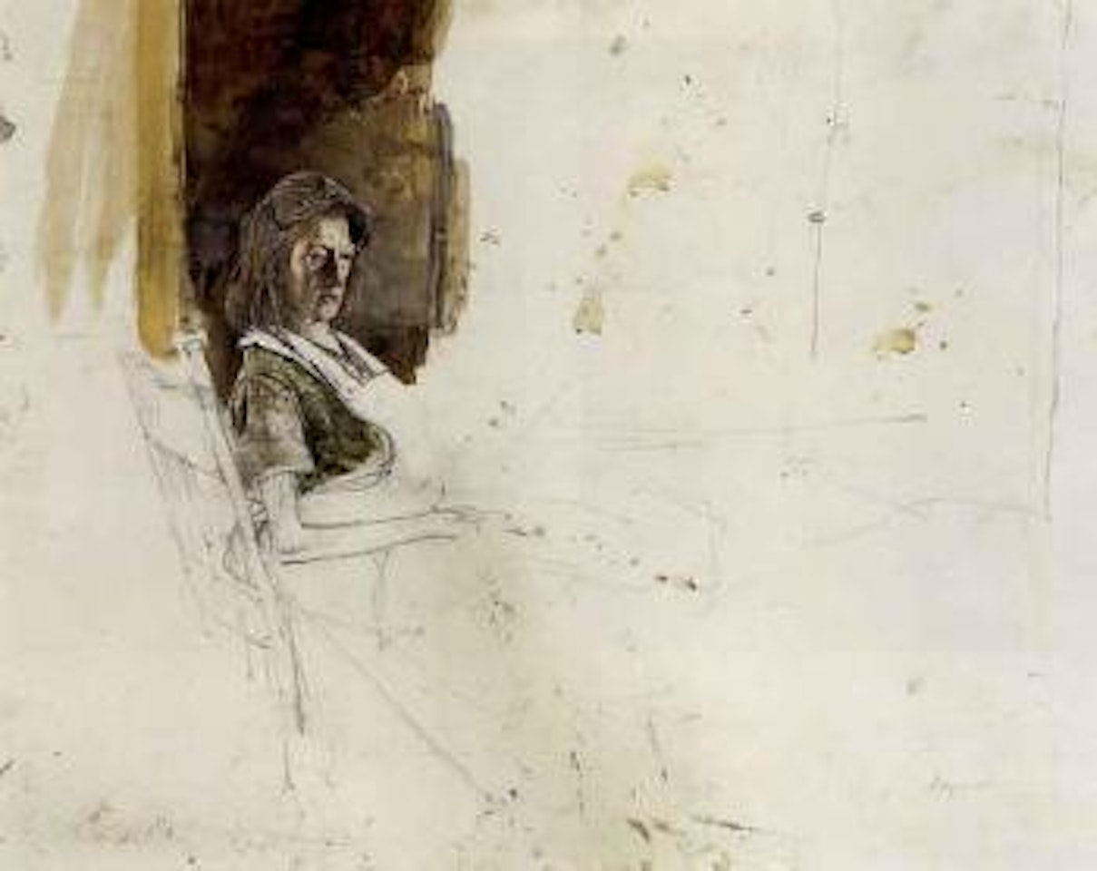 The apron: study for room after room by Andrew Wyeth