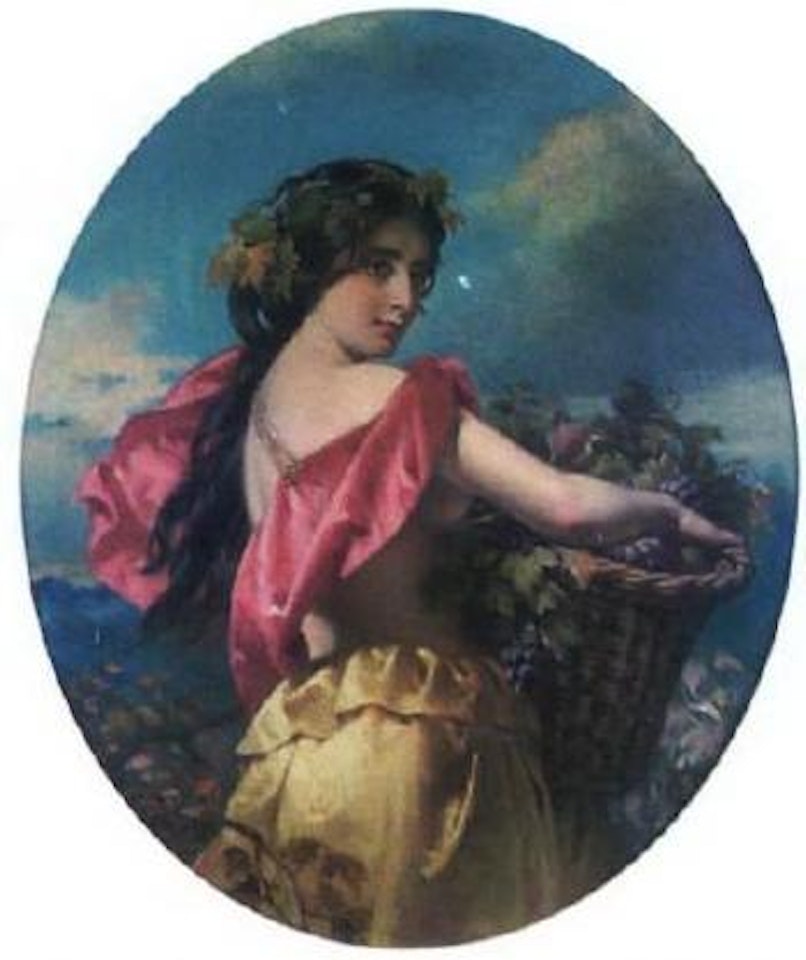 Portrait of pretty girl by Continental School