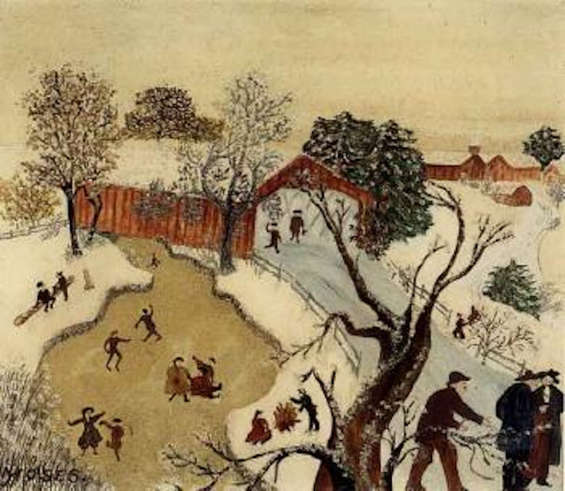 A-skating let's go by Grandma Moses