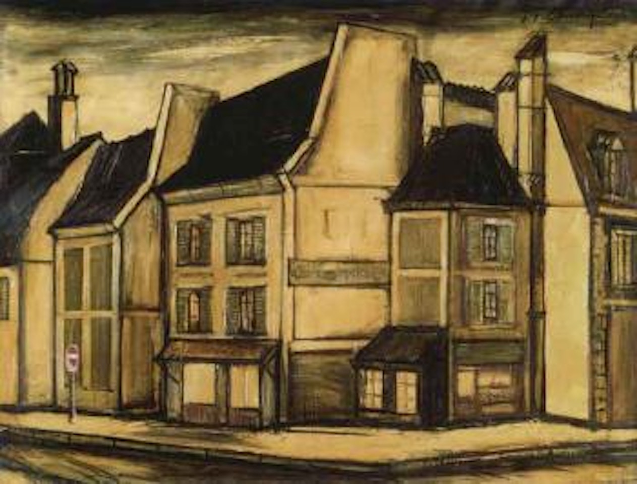 Paris street scene by Franz Priking
