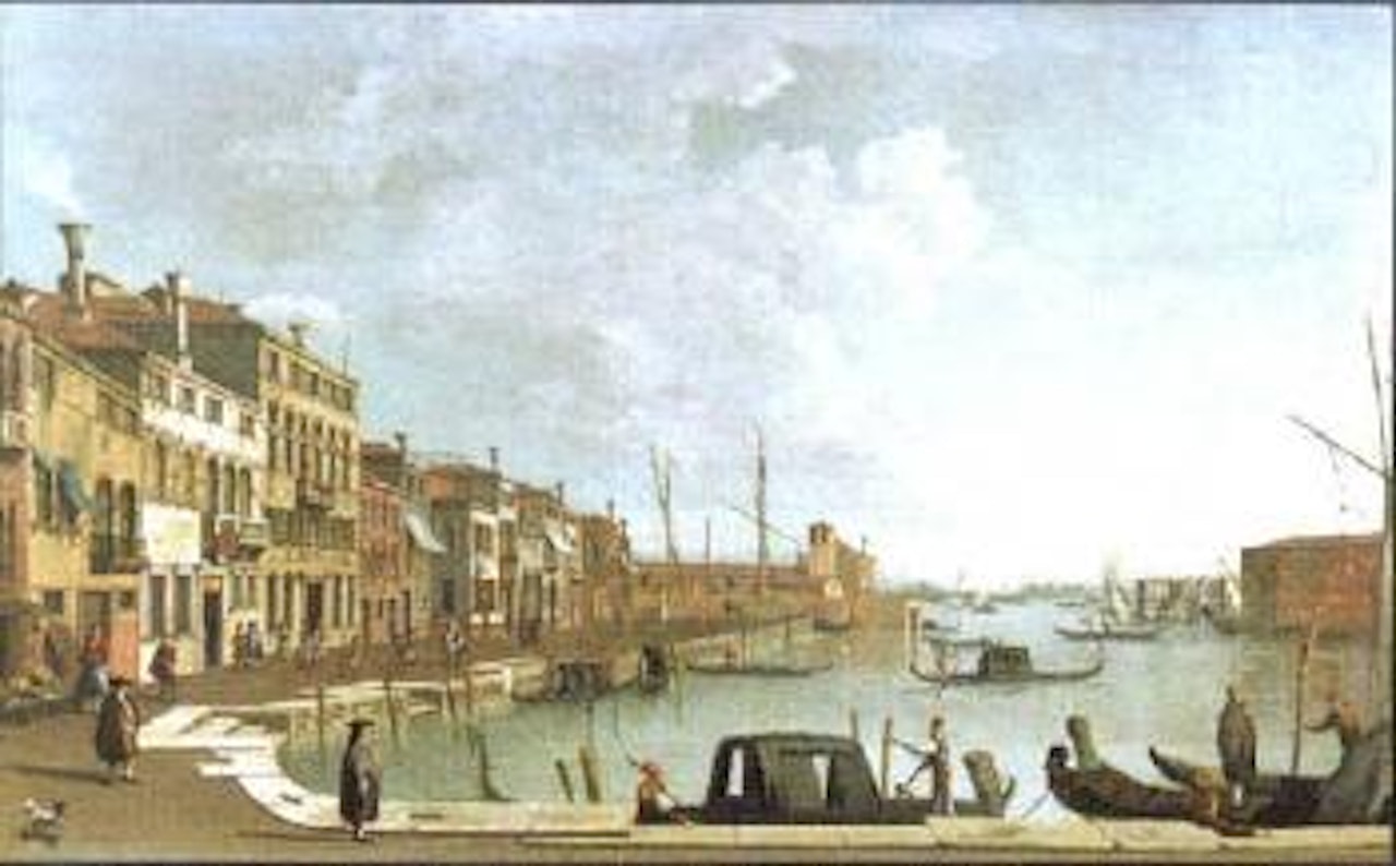 Venetian canal scenes by Canaletto