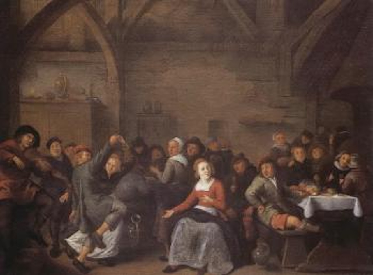 Les rejouissances a l'auberge by Jan Miense Molenaer