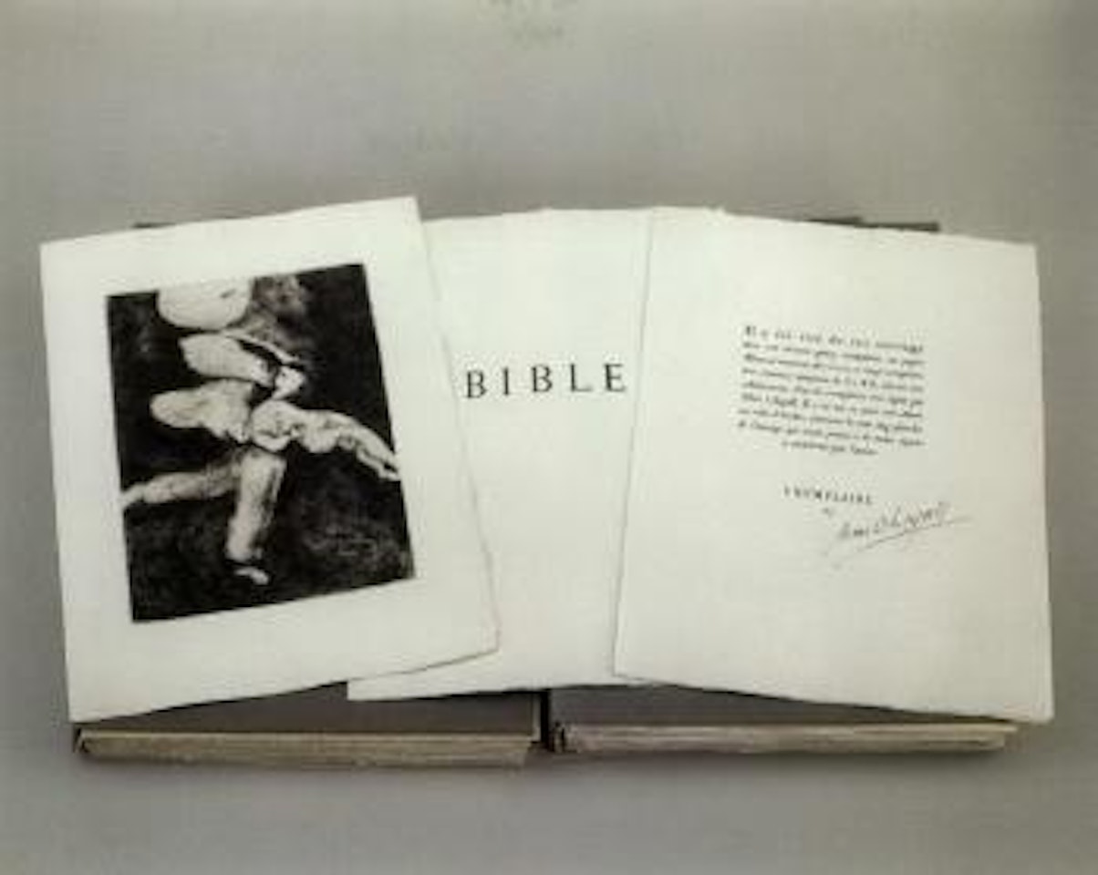 Bible - eaux-fortes originales de Marc Chagall I and II by Marc Chagall