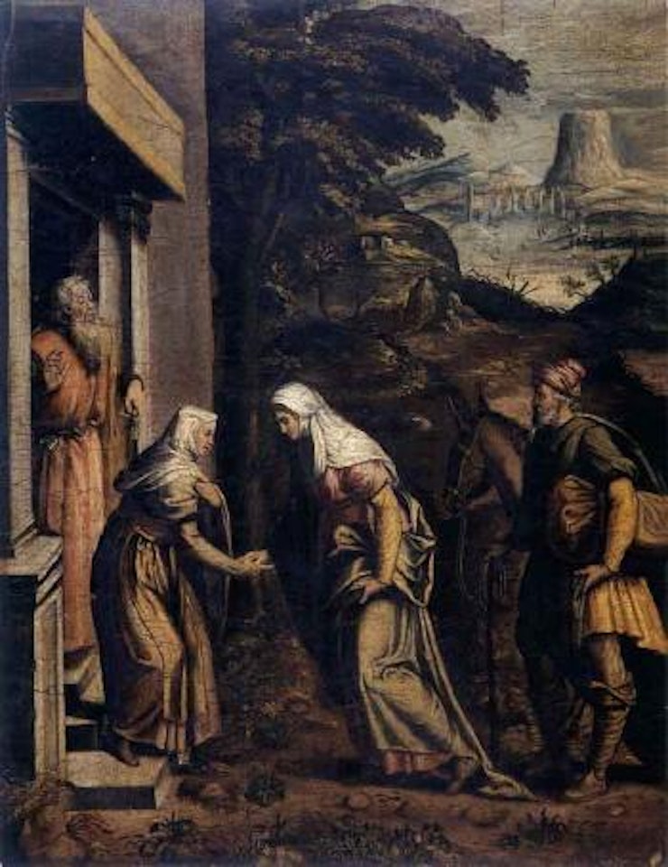 The Visitation by Flemish School
