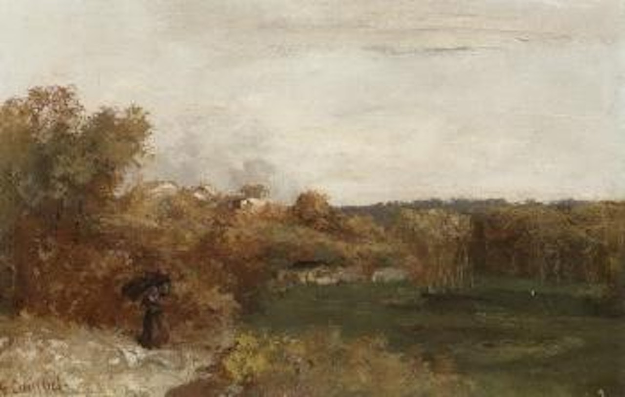 Vallee de Fontcouvert by Gustave Courbet