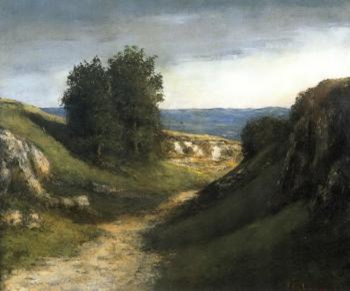 Paysage Guyere by Gustave Courbet