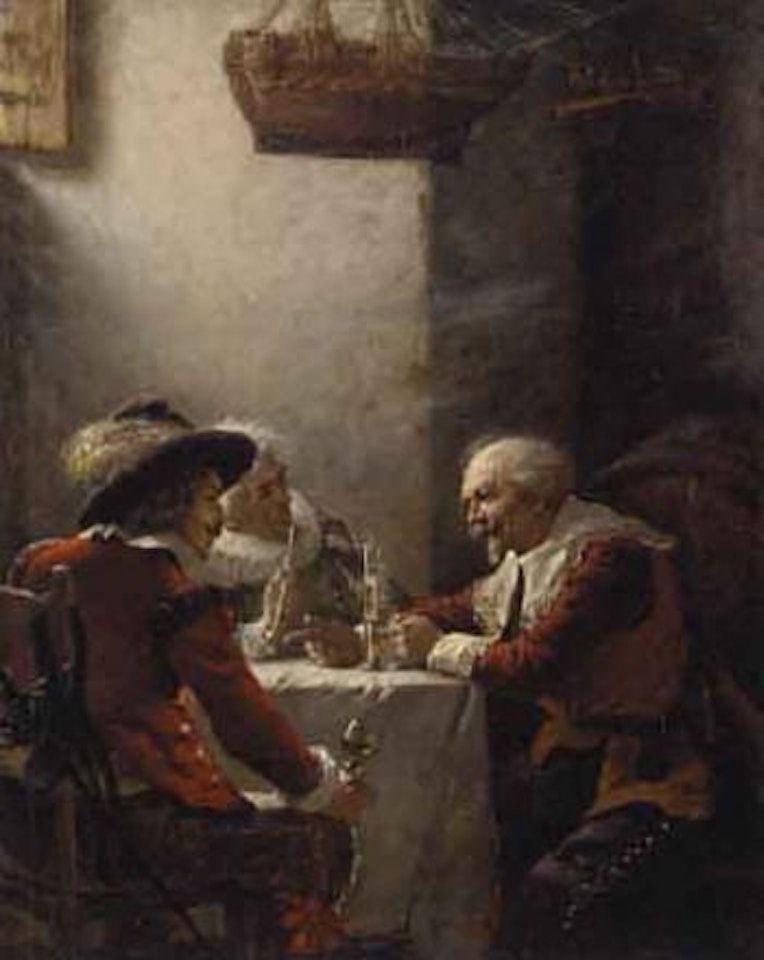 Military discussion by Alois Heinrich Priechenfried