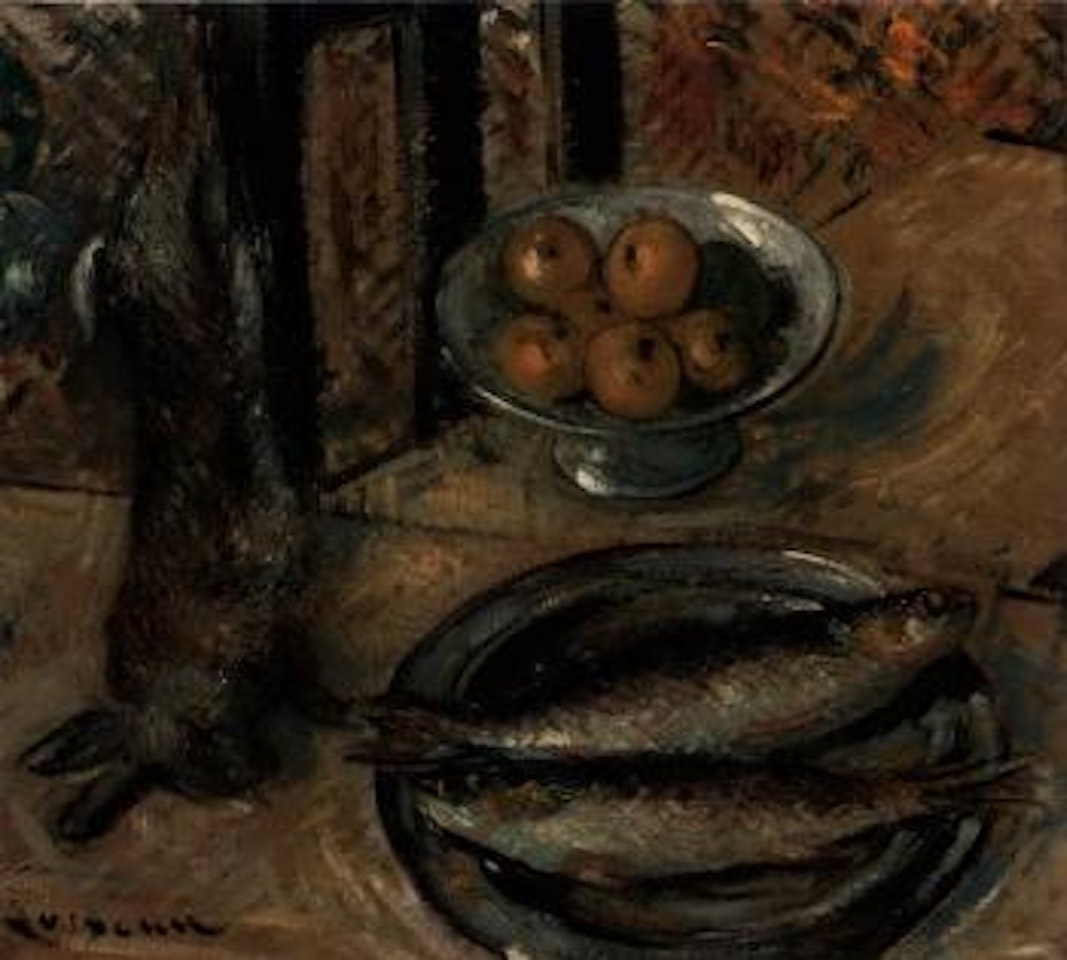 Poisson et lapin by Gustave Loiseau