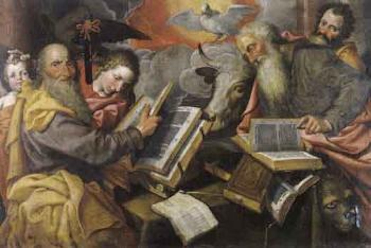 The four Evangelists by Dutch School