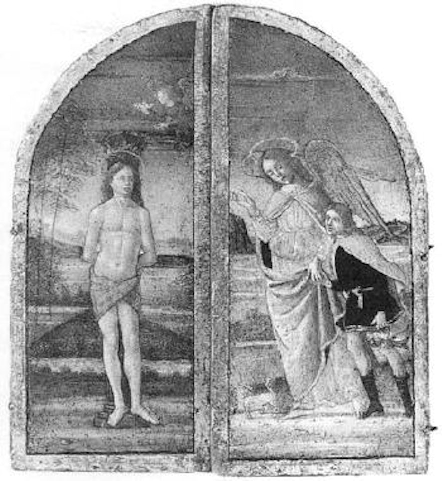 Saint Sebastian. Tobias and the Angel by Florentine School