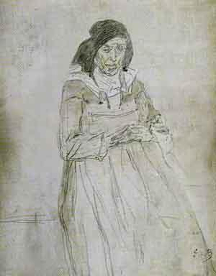 Femme de pecheur. Etude de bateau by Eugène Boudin