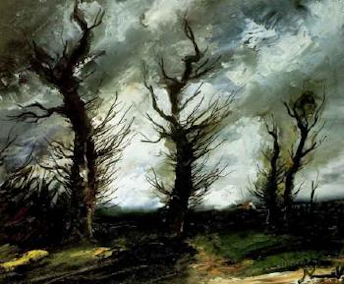Paysage aux grands arbres by Maurice de Vlaminck