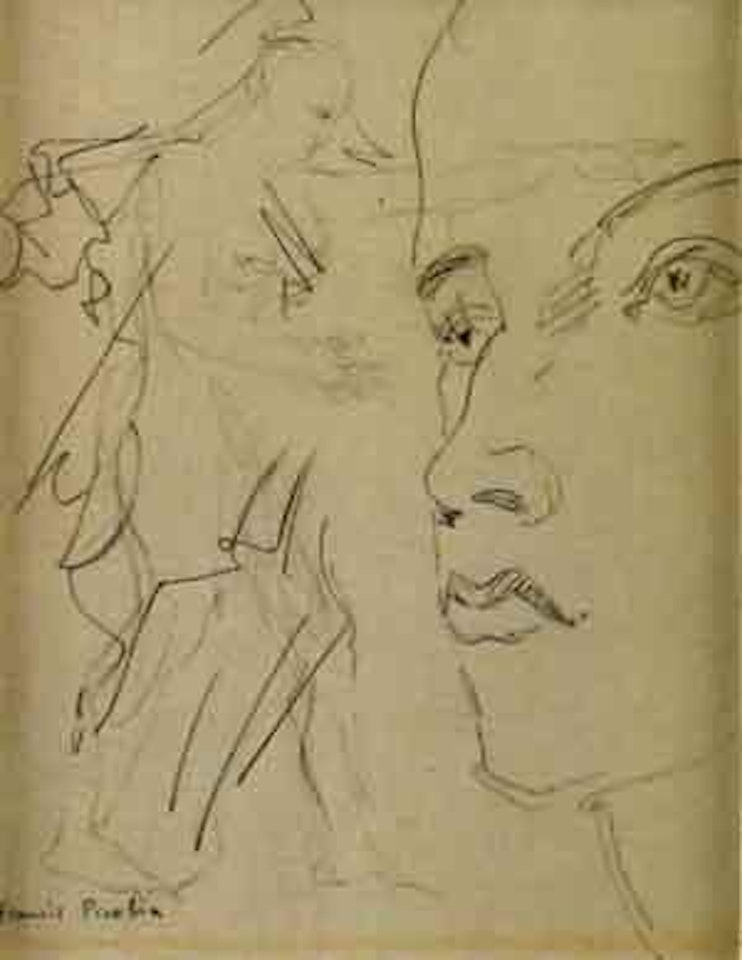 Femme de profil et etude de corps by Francis Picabia