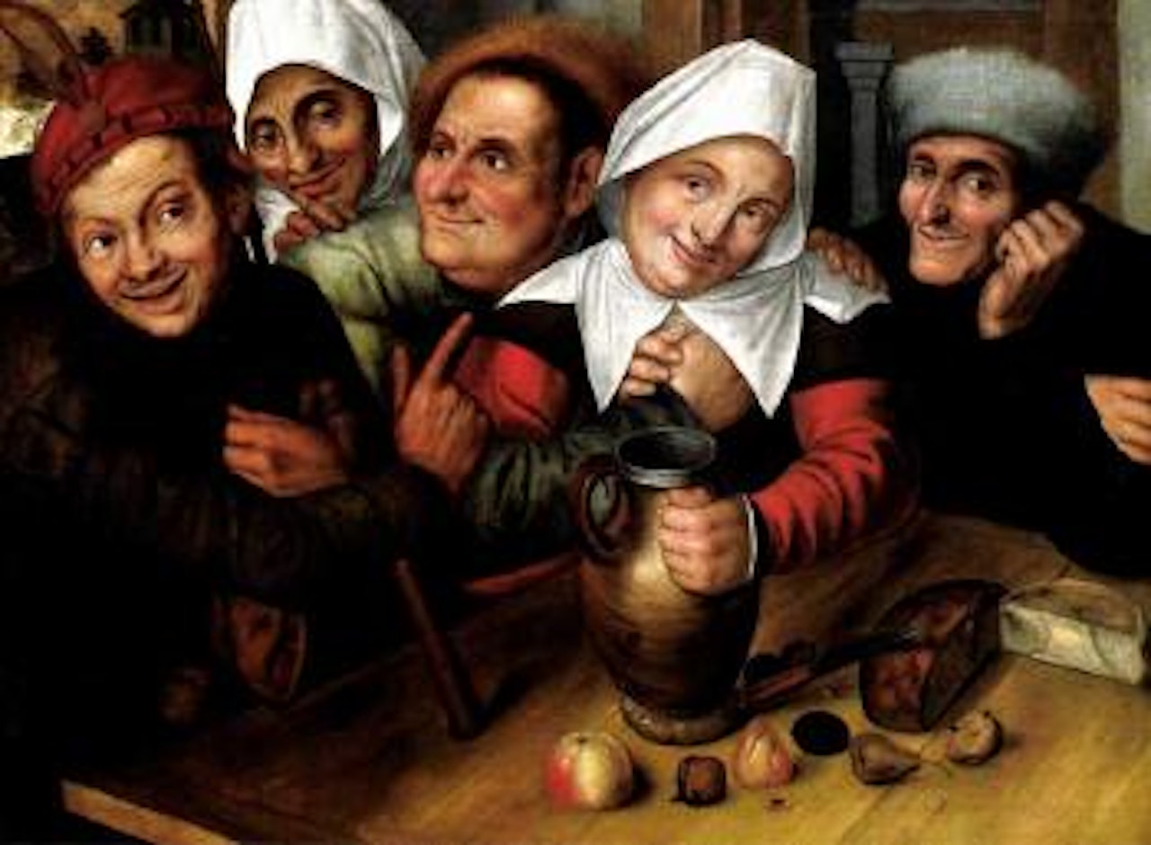 Merry making party by Jan Matsys