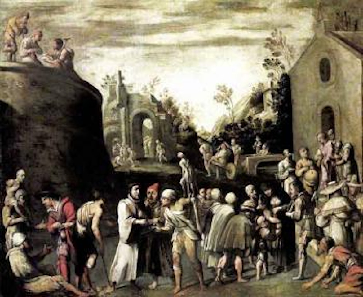 Acts of mercy by Spanish School