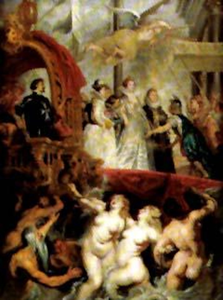 Maria de Medici arriving in Paris by Peter Paul Rubens