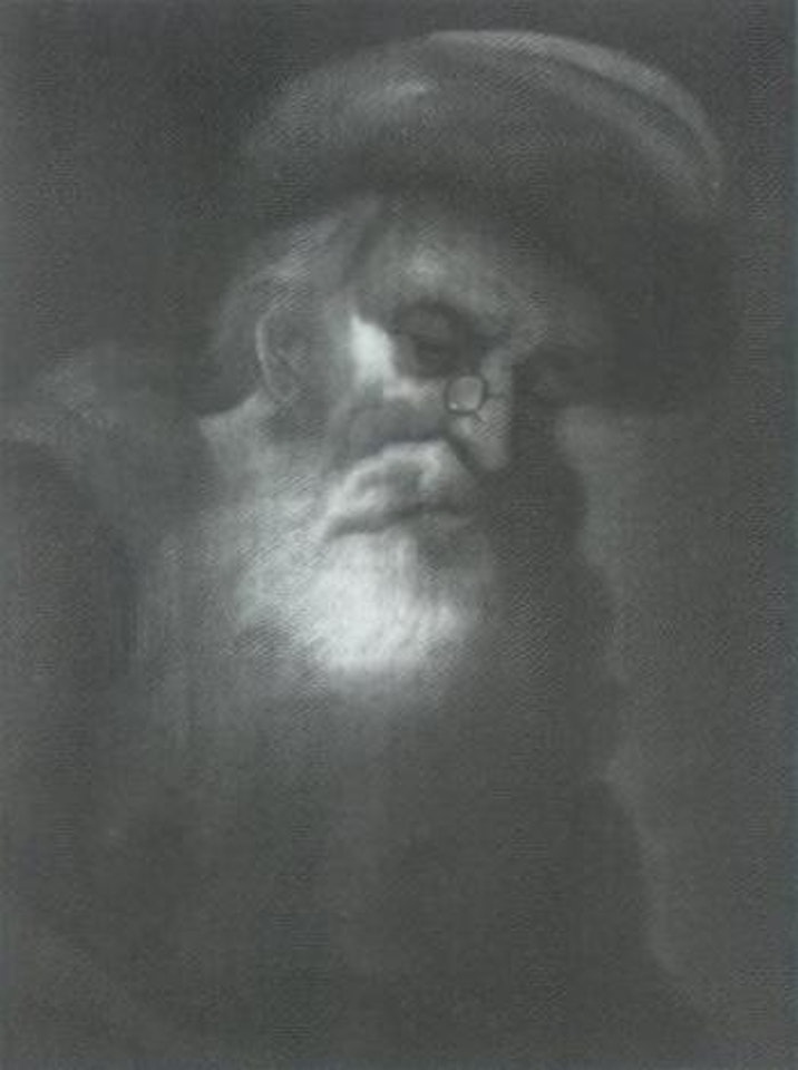 Old man by Christian Wilhelm Ernst Dietrich