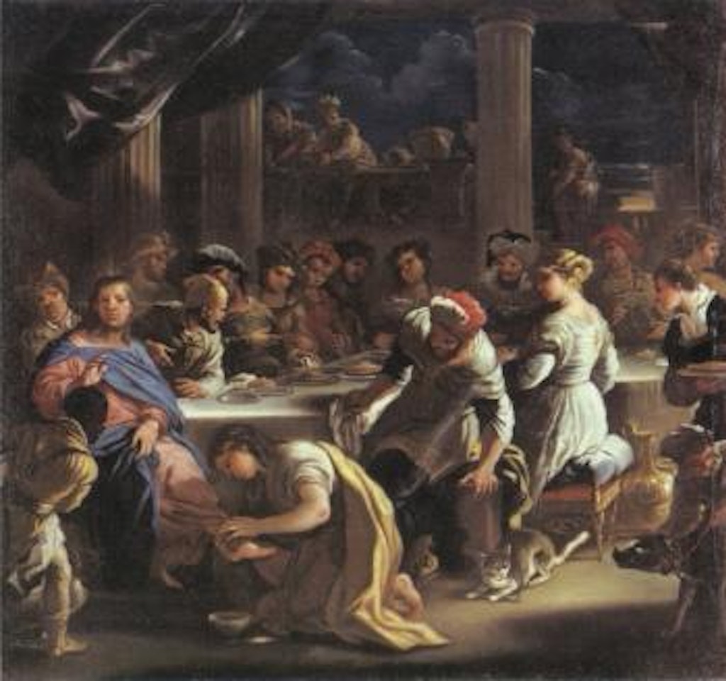 The Washing of the feet of Christ by Circle of Luca Giordano