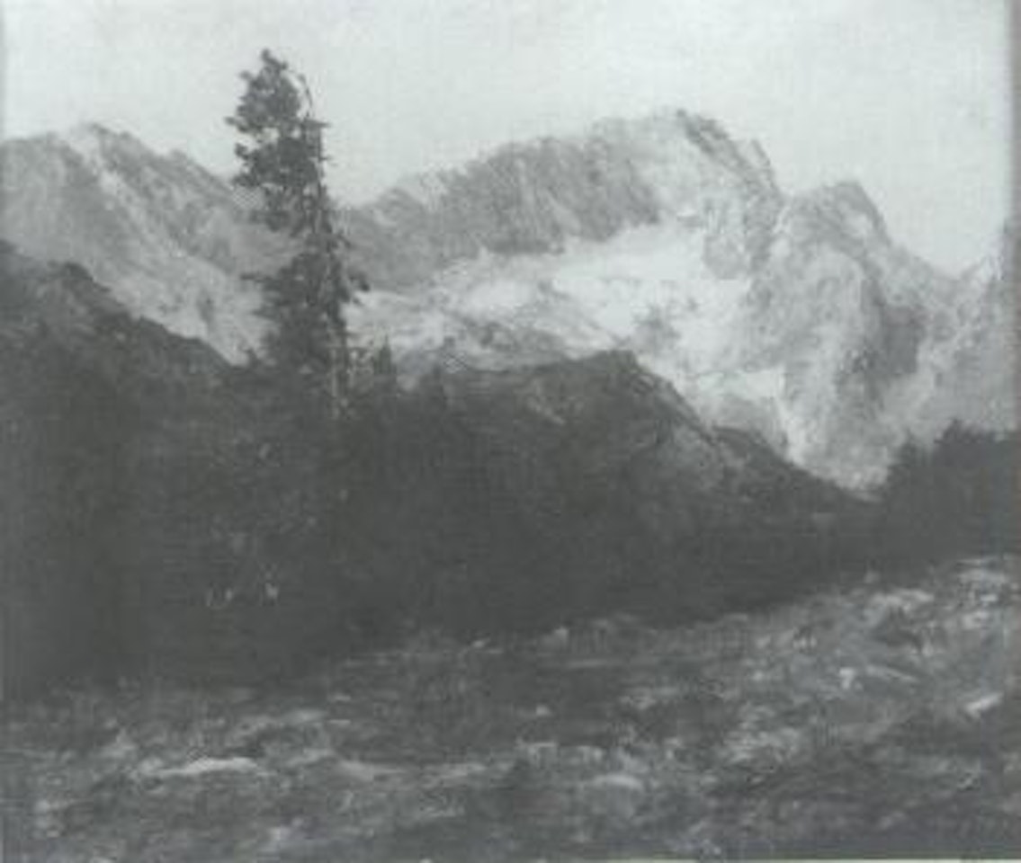 Mountain landscape by Otto Pippel