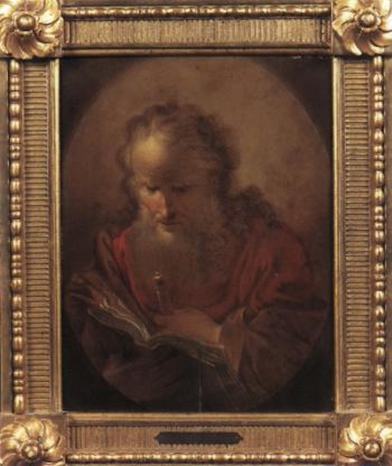 Saint Peter with sword and book by Januarius Johann Rasso Zick
