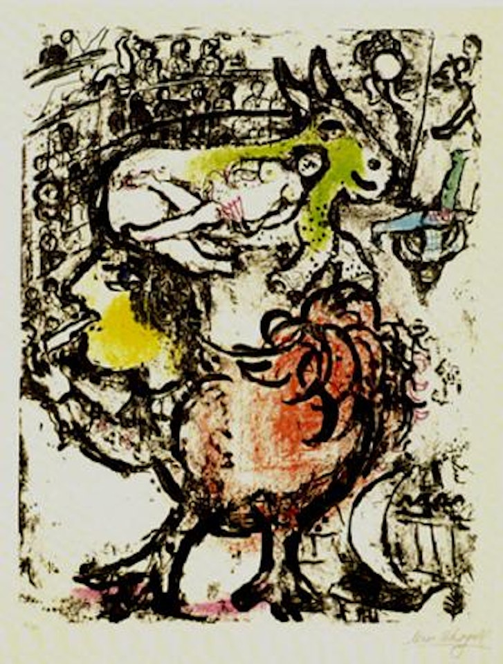 Pirouette au cirque by Marc Chagall
