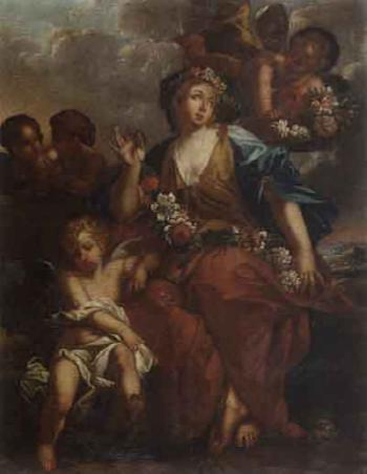 Allegory of spring by Italian School