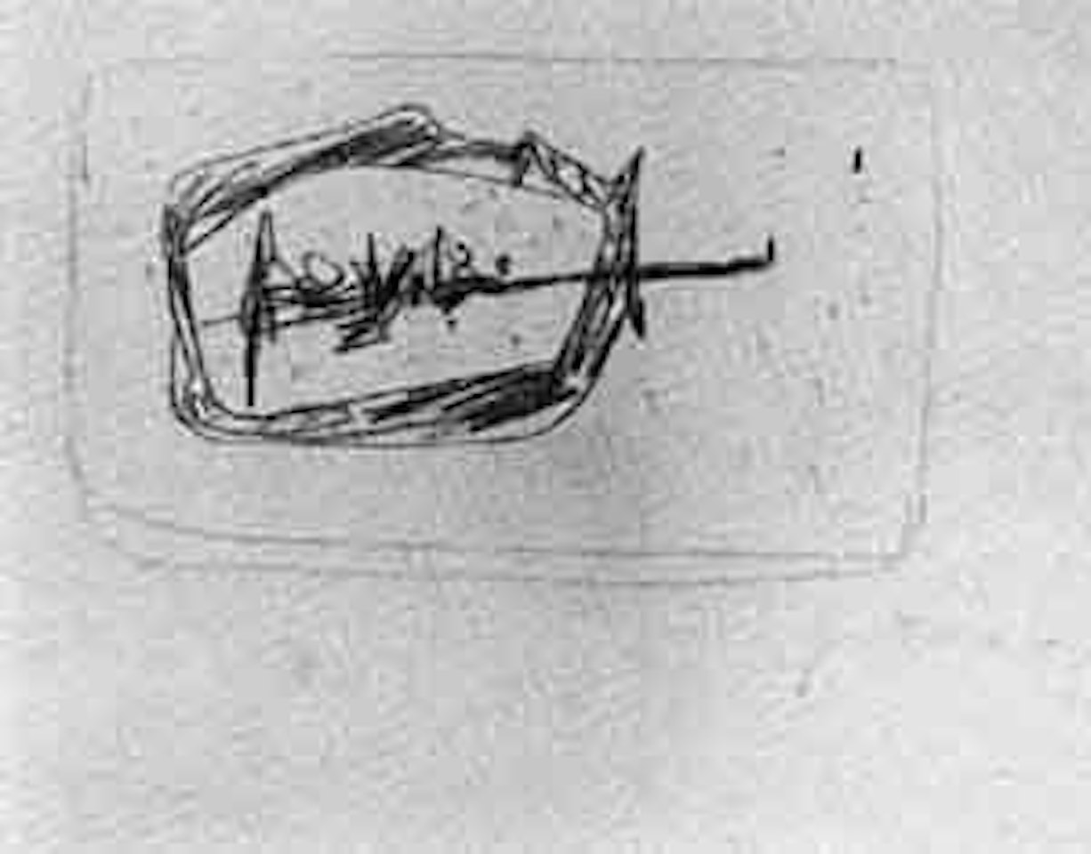Concetto spaziale by Lucio Fontana
