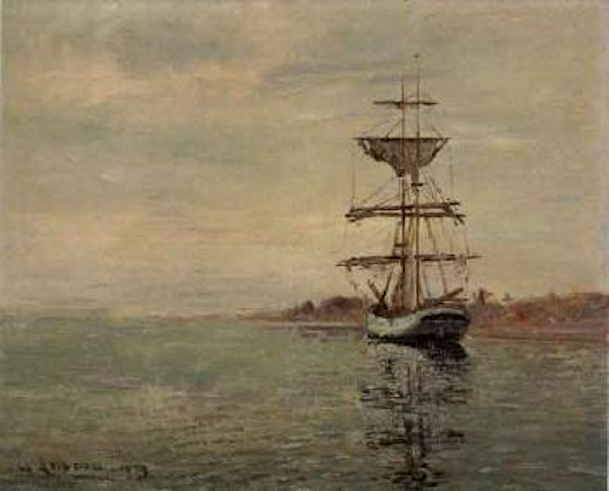 Voilier sur la Seine by Gustave Loiseau