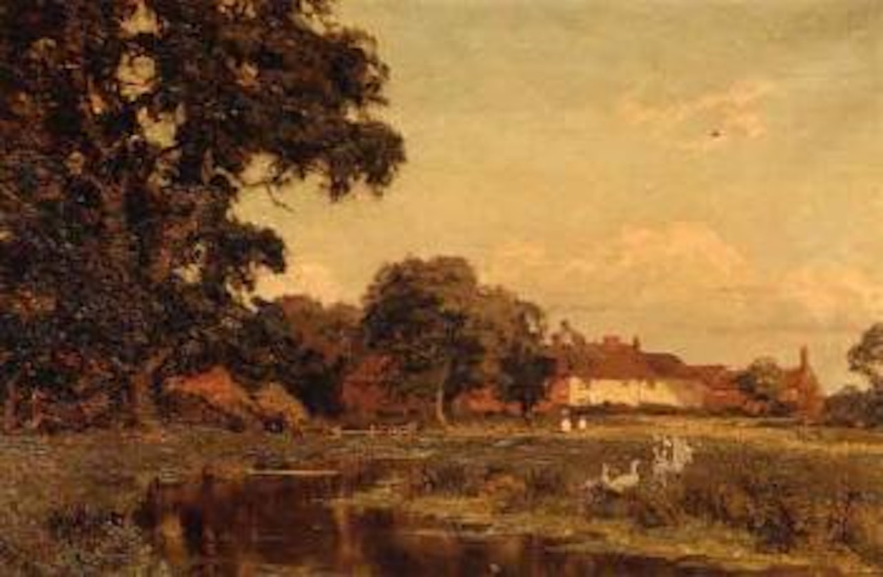 Afterglow, Woolhampton, Berkshire by Edward Wilkins Waite
