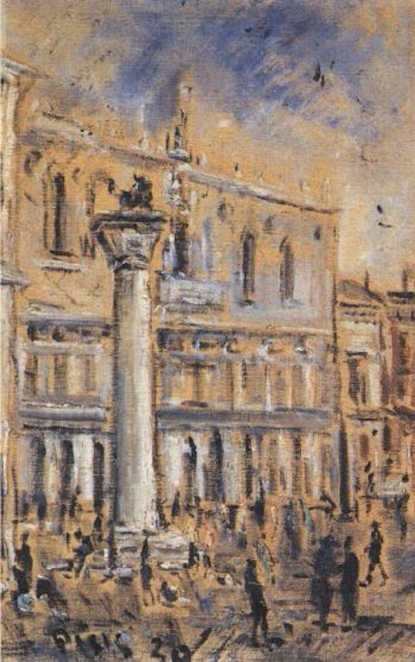 View of Palazzo Ducale, Venice by Filippo de Pisis