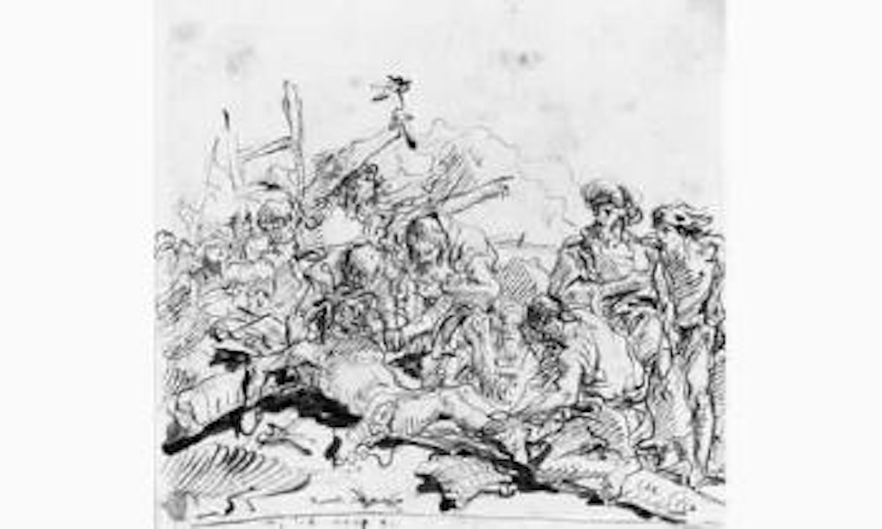 La Mise en Croix by Giovanni Domenico Tiepolo