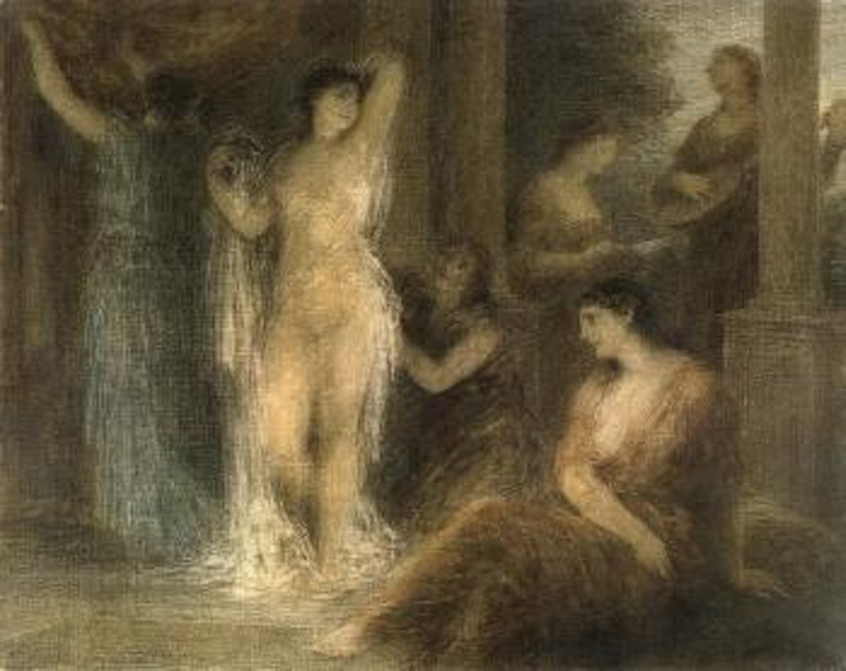 Le bain by Henri Fantin-Latour