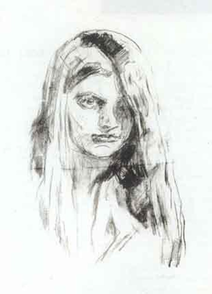 Portrait of Eva Kittelsen by Edvard Munch