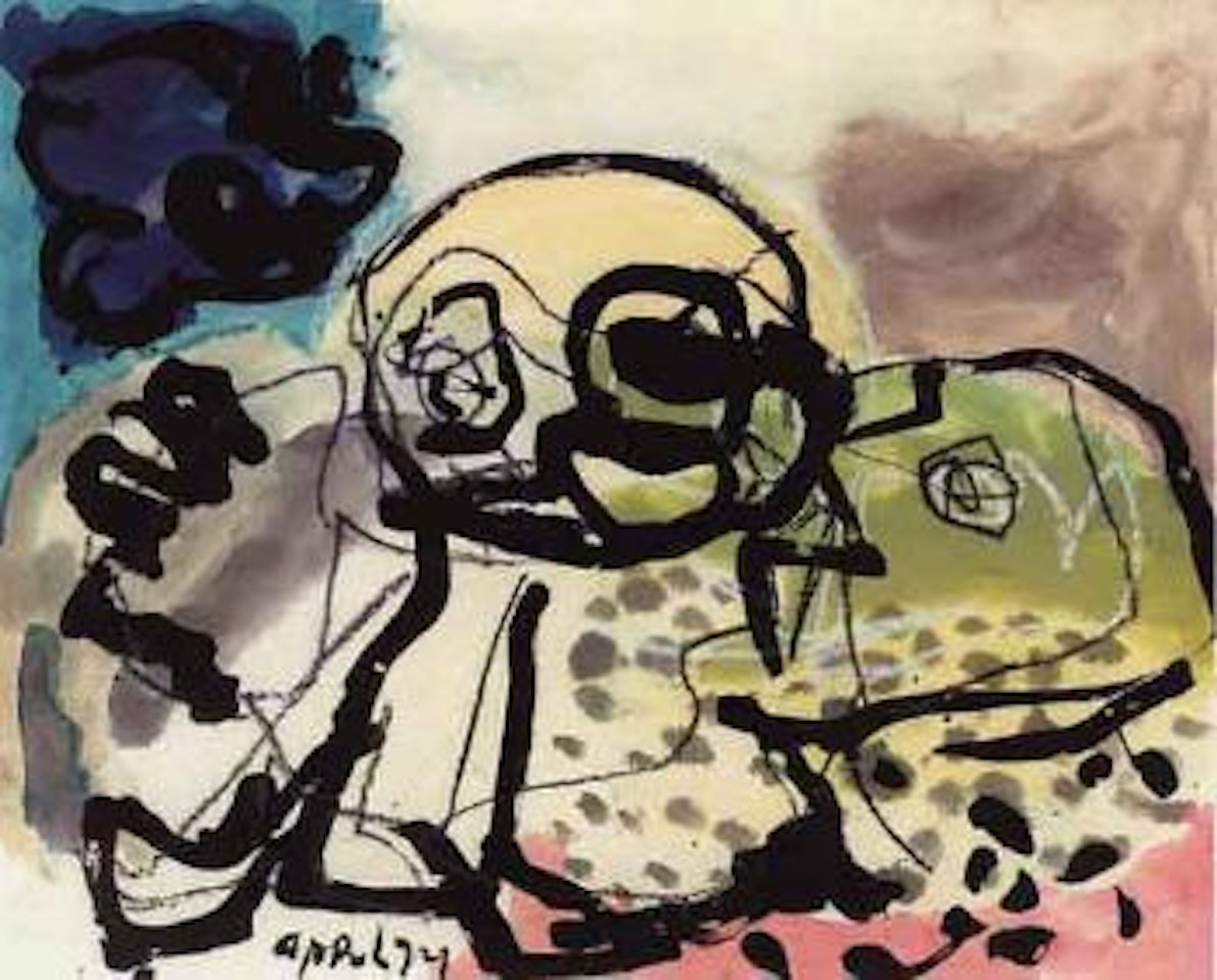 Figure composition by Karel Appel