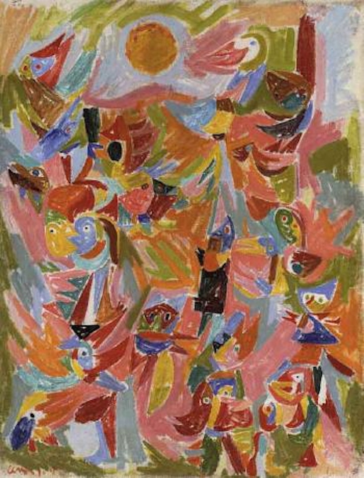 Didaska - composition, Midsummer Night fun by Asger Jorn
