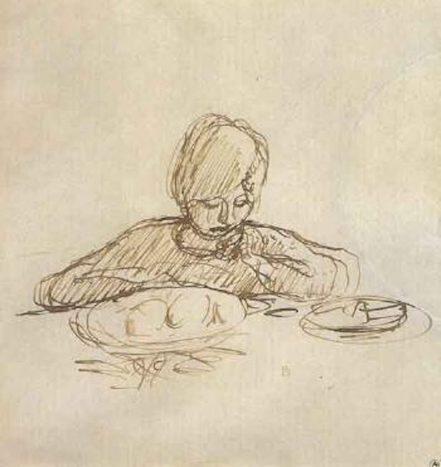 Femme au compotier by Pierre Bonnard