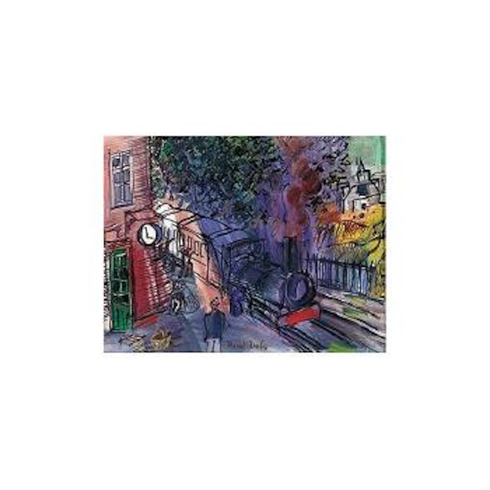 La gare by Raoul Dufy