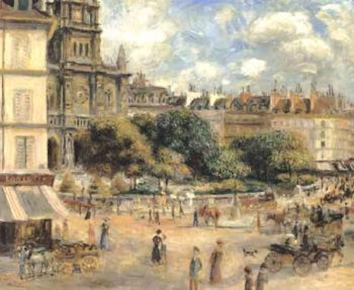 Place de la Trinite by Pierre-Auguste Renoir