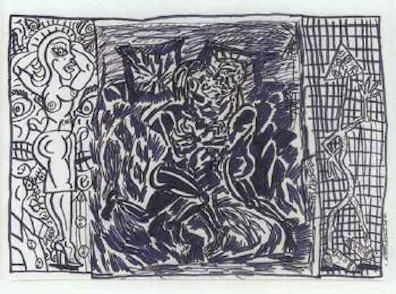 Le desir by Robert Combas