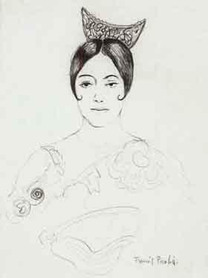 Portrait de jeune espagnole by Francis Picabia