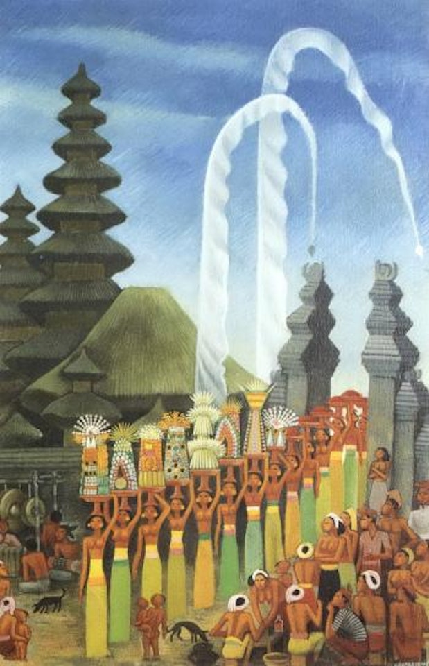 Every night is festival night in Bali by Miguel Covarrubias