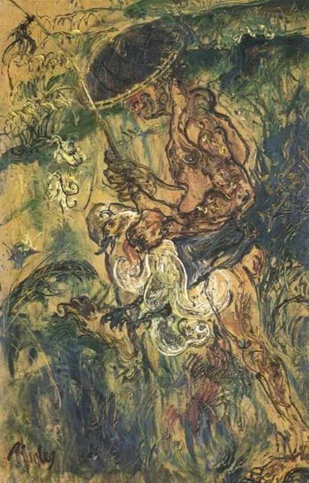 Duck hunter, Bali by Affandi